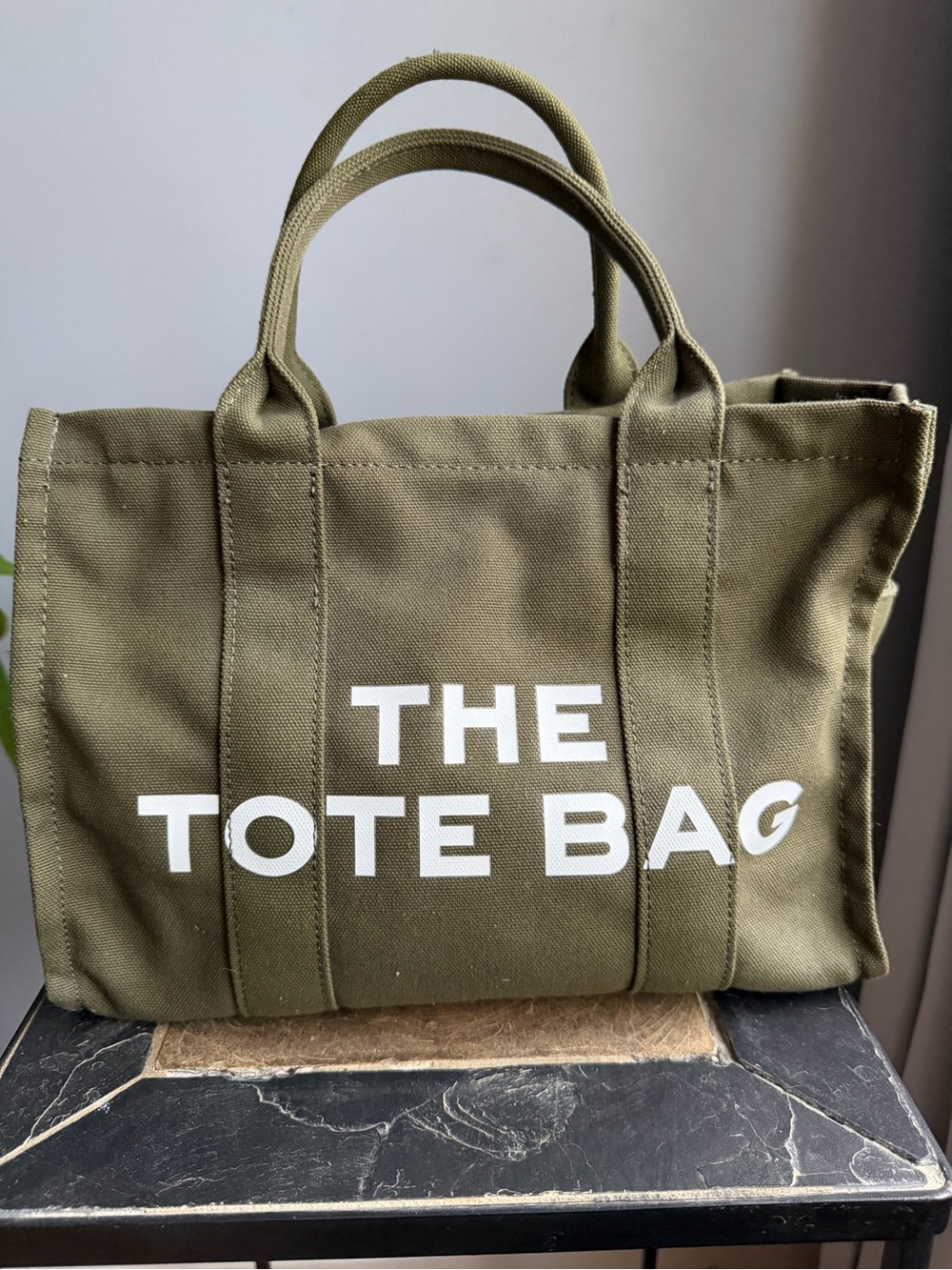 Olive Canvas Tote